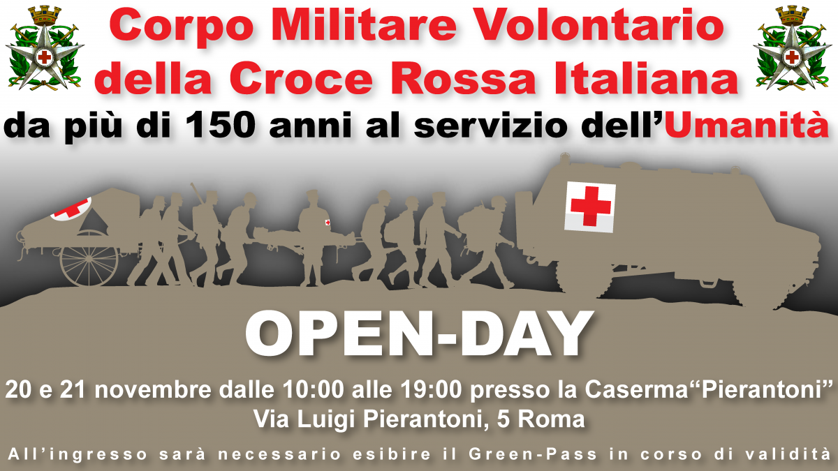Open Day promosso dal Corpo Militare della Croce Rossa